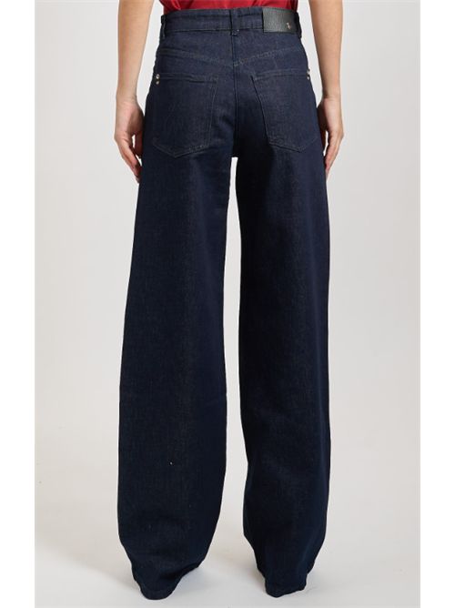 Pantalone Jeans a palazzo con bottoni Patrizia Pepe PATRIZIA PEPE | 8P0719-D113CA74